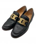 TOD'Sトッズ）の古着「ケイトレザーローファー」｜ブラック