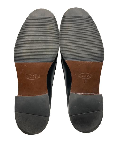 TOD'S（トッズ）TOD'S (トッズ) ケイトレザーローファー ブラック サイズ:36の古着・服飾アイテム