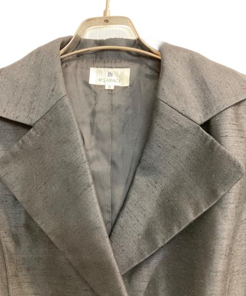 M'S GRACY（エムズグレイシー）M'S GRACY (エムズグレイシー) ダブルコート ブラック サイズ:9の古着・服飾アイテム