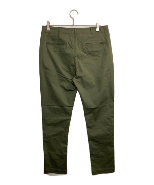 BEAMS（ビームス）BEAMS (ビームス) ストレッチテーパーチノパンツ グリーン サイズ:Lの古着・服飾アイテム