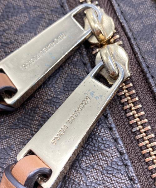 MICHAEL KORS（マイケル・コース）MICHAEL KORS (マイケル・コース) モノグラムリュック ブラウンの古着・服飾アイテム