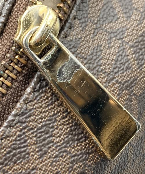 MICHAEL KORS（マイケル・コース）MICHAEL KORS (マイケル・コース) モノグラムリュック ブラウンの古着・服飾アイテム