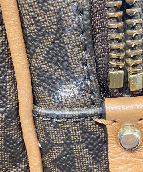 MICHAEL KORS（マイケル・コース）MICHAEL KORS (マイケル・コース) モノグラムリュック ブラウンの古着・服飾アイテム