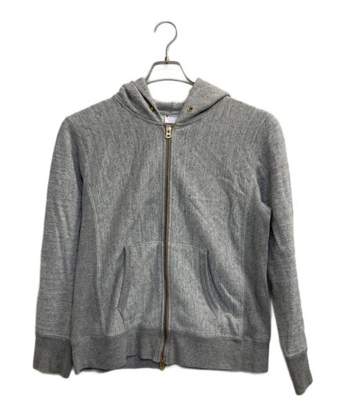 Champion（チャンピオン）Champion (チャンピオン) ジップパーカー グレー サイズ:Ｍの古着・服飾アイテム