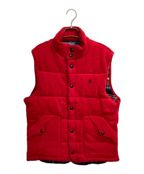 POLO RALPH LAUREN（ポロ・ラルフローレン）POLO RALPH LAUREN (ポロ・ラルフローレン) 中綿ベスト レッド サイズ:Ｍの古着・服飾アイテム