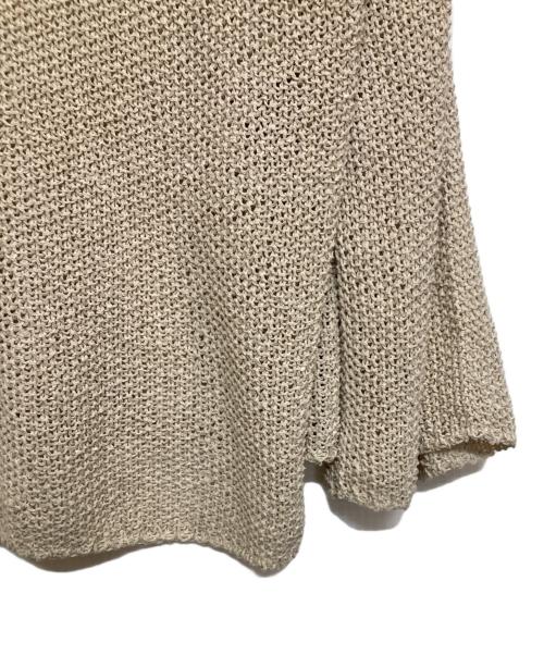 Spick and Span（スピック＆スパン）Spick and Span (スピック＆スパン) カノコ編みペーパーヤーン2WAYルーズニット アイボリー サイズ:記載なしの古着・服飾アイテム