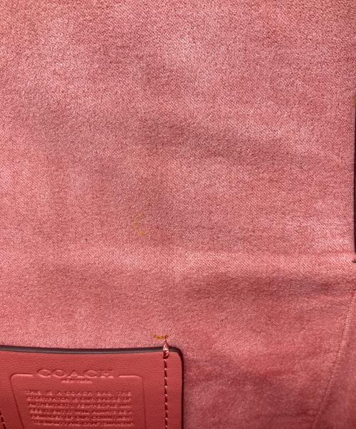 COACH（コーチ）COACH (コーチ) ノース/サウスロニーシグネチャークロスボディバッグ ピンクの古着・服飾アイテム