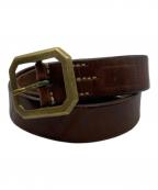 VINTAGE WORKSヴィンテージワークス）の古着「レザーベルト」｜ブラウン