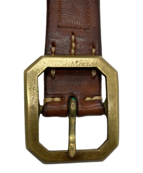 VINTAGE WORKS（ヴィンテージワークス）VINTAGE WORKS (ヴィンテージワークス) レザーベルト ブラウン サイズ:31の古着・服飾アイテム