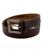 Pherrow'sフェローズ）の古着「レザーベルト」｜ブラウン