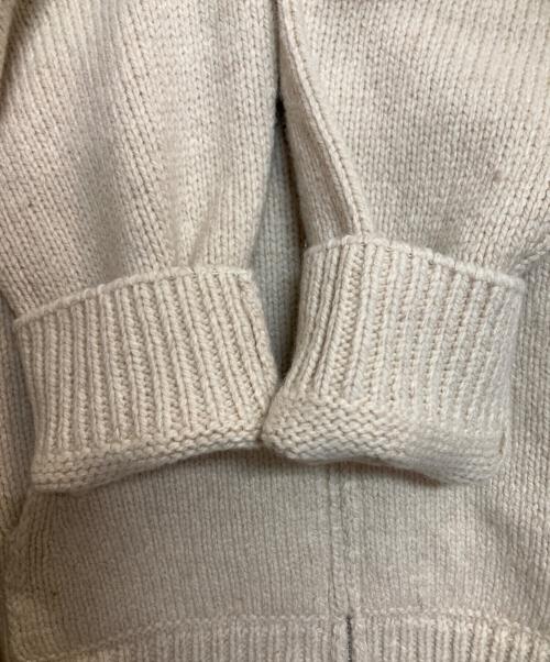 CLANE（クラネ）CLANE (クラネ) POCKET ZIP KNIT TOPS ベージュ サイズ:２の古着・服飾アイテム
