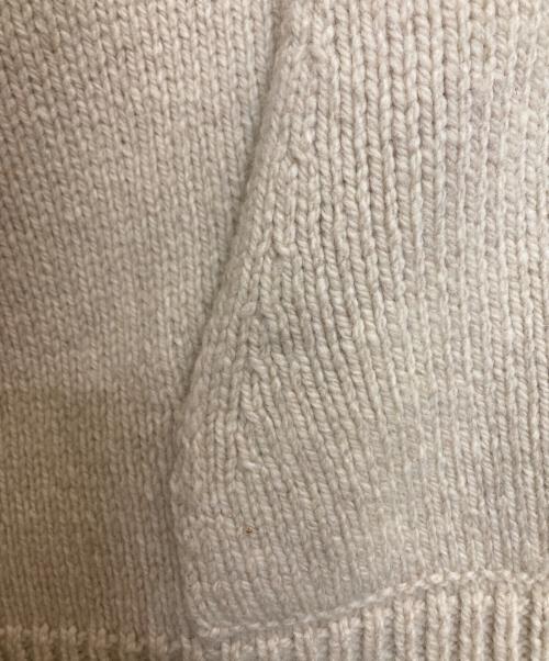 CLANE（クラネ）CLANE (クラネ) POCKET ZIP KNIT TOPS ベージュ サイズ:２の古着・服飾アイテム