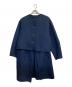 BEAUTY&YOUTH（ビューティーアンドユース）の古着「ジレセットノーカラーコート」｜ネイビー