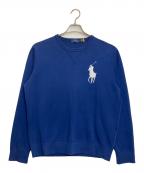 POLO RALPH LAURENポロ・ラルフローレン）の古着「ビッグポニースウェット」｜ブルー