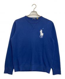 POLO RALPH LAUREN（ポロ・ラルフローレン）の古着「ビッグポニースウェット」｜ブルー