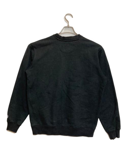 Champion（チャンピオン）Champion (チャンピオン) SUPREME (シュプリーム) 18FW 3D Metallic Crewneck / メタリックロゴクルーネックスウェット ブラック サイズ:Sの古着・服飾アイテム