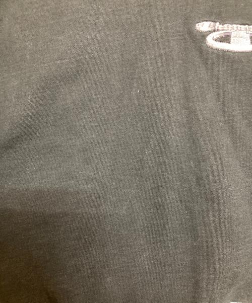 Champion（チャンピオン）Champion (チャンピオン) SUPREME (シュプリーム) 18FW 3D Metallic Crewneck / メタリックロゴクルーネックスウェット ブラック サイズ:Sの古着・服飾アイテム