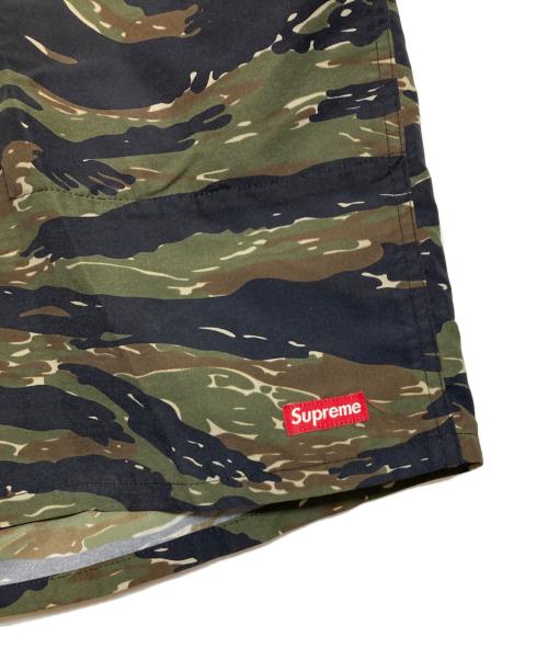 SUPREME（シュプリーム）Supreme (シュプリーム) 23SS Nylon Water Short / タイガーカモサーフショーツ ブラック×グリーン サイズ:XLARGEの古着・服飾アイテム