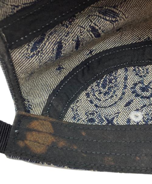 SUPREME（シュプリーム）Supreme (シュプリーム) 25SS Bandana Jacquard Denim Camp Cap / バンダナジャガードデニムキャンプキャップ インディゴの古着・服飾アイテム