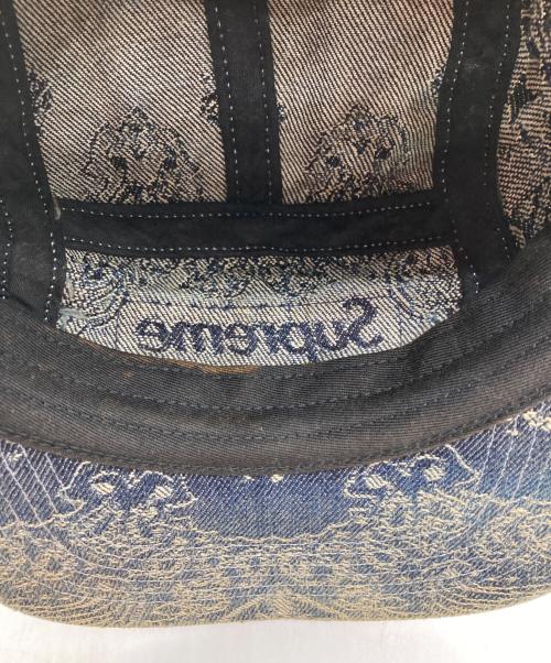 SUPREME（シュプリーム）Supreme (シュプリーム) 25SS Bandana Jacquard Denim Camp Cap / バンダナジャガードデニムキャンプキャップ インディゴの古着・服飾アイテム