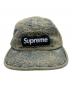 Supreme (シュプリーム) 25SS Bandana Jacquard Denim Camp Cap / バンダナジャガードデニムキャンプキャップ インディゴ：11000円
