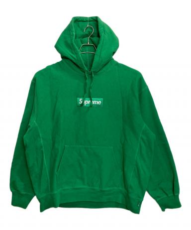 Supreme ボックスロゴ　グリーン ボックスロゴ Sweatshirts Hooded Logo Box 24AW シュプリーム SUPREME パーカー XLサイズ トップス