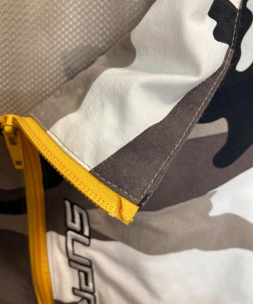 SUPREME（シュプリーム）SUPREME (シュプリーム) 25SS Contrast Zip Track Jacket / コントラストジップトラックジャケット グレー×ホワイト サイズ:ＸＬの古着・服飾アイテム