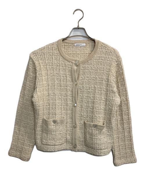 kurashi&trips publishing（クラシアンドトリップス パブリッシング）kurashi&trips publishing (クラシアンドトリップス パブリッシング) ツイードカーディガン アイボリー サイズ:-の古着・服飾アイテム