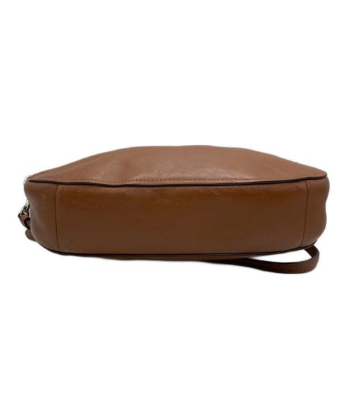 COACH（コーチ）COACH (コーチ) レザーショルダーバッグ ブラウンの古着・服飾アイテム