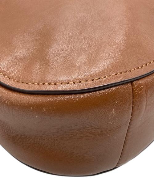 COACH（コーチ）COACH (コーチ) レザーショルダーバッグ ブラウンの古着・服飾アイテム
