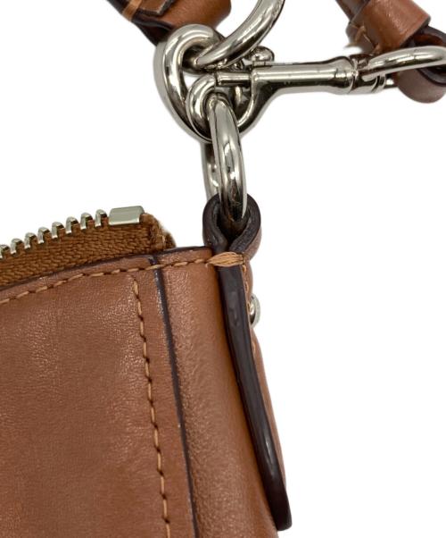 COACH（コーチ）COACH (コーチ) レザーショルダーバッグ ブラウンの古着・服飾アイテム