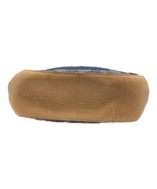 COACH（コーチ）COACH (コーチ) 2WAYバッグ インディゴ×ベージュの古着・服飾アイテム