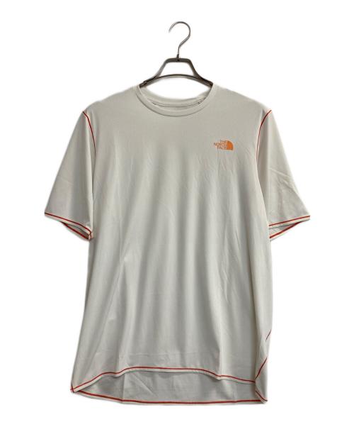 THE NORTH FACE（ザ ノース フェイス）THE NORTH FACE (ザ ノース フェイス) ショートスリーブブリーズレンジランクルー アイボリー サイズ:ＸＬの古着・服飾アイテム