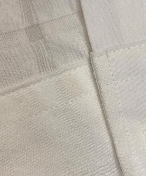 SOPHNET.（ソフネット）SOPHNET. (ソフネット) SHEER CHECK B.D SHIRT ホワイト サイズ:Ｌの古着・服飾アイテム