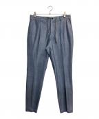 Junhashimotoジュンハシモト）の古着「EASY TUCK PANTS」｜ブルー