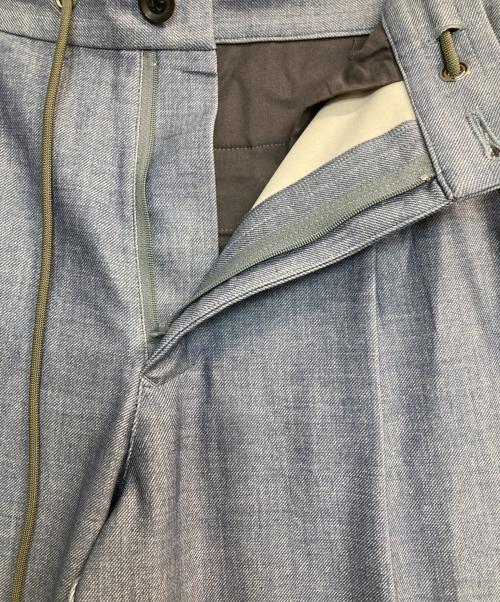 Junhashimoto（ジュンハシモト）Junhashimoto (ジュンハシモト) EASY TUCK PANTS ブルー サイズ:5の古着・服飾アイテム