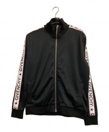 GIVENCHY（ジバンシィ）の古着「アームロゴデザイントラックジャケット」｜ブラック