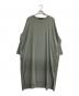mizuiro-ind（ミズイロインド）の古着「ワイドカットソーワンピース」｜グリーン