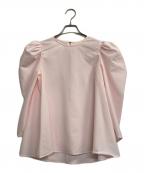 Blueleaブルレア）の古着「Puff sleeve blouse/パフスリーブブラウス」｜ピンク
