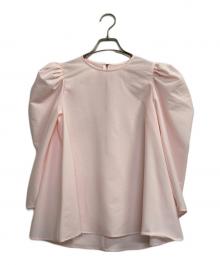 Bluelea（ブルレア）の古着「Puff sleeve blouse/パフスリーブブラウス」｜ピンク