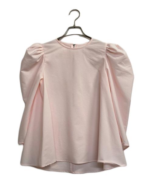 Bluelea（ブルレア）Bluelea (ブルレア) Puff sleeve blouse/パフスリーブブラウス ピンク サイズ:ＦＲＥＥの古着・服飾アイテム