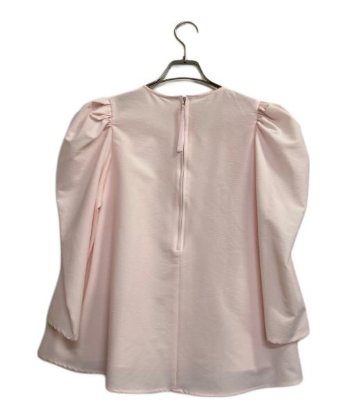 Bluelea（ブルレア）Bluelea (ブルレア) Puff sleeve blouse/パフスリーブブラウス ピンク サイズ:ＦＲＥＥの古着・服飾アイテム