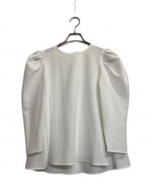 Bluelea（ブルレア）の古着「Puff sleeve blouse/パフスリーブブラウス」｜ホワイト