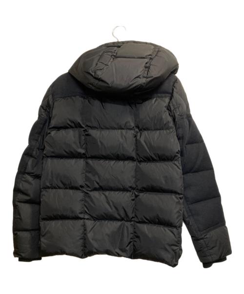 MONCLER（モンクレール）MONCLER (モンクレール) DIMIER/ウール切替ダウンジャケット ブラック サイズ:1の古着・服飾アイテム