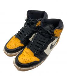 NIKE（ナイキ）の古着「Air Jordan 1 Retro High OG "Taxi"」｜ホワイト×イエロー