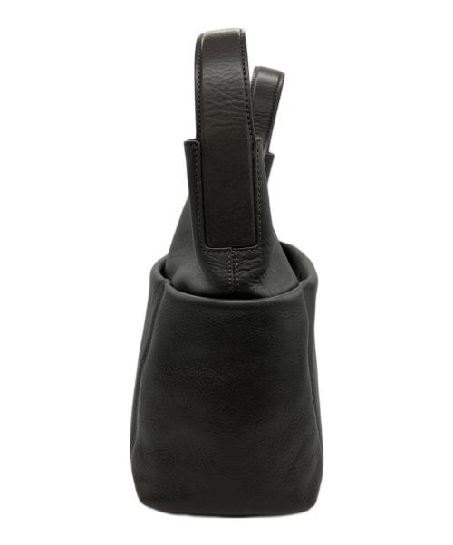 HIROFU（ヒロフ）HIROFU (ヒロフ) ヴィータ レザーハンドバッグ グレーの古着・服飾アイテム