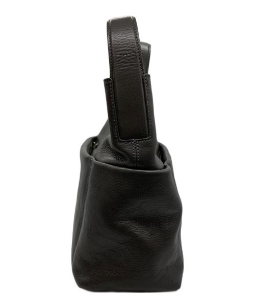 HIROFU（ヒロフ）HIROFU (ヒロフ) ヴィータ レザーハンドバッグ グレーの古着・服飾アイテム