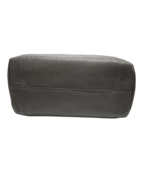 HIROFU（ヒロフ）HIROFU (ヒロフ) ヴィータ レザーハンドバッグ グレーの古着・服飾アイテム