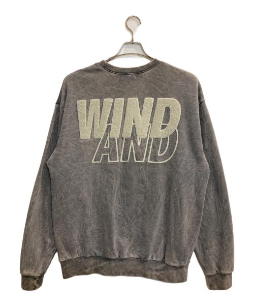 WIND AND SEA（ウィンダンシー）WIND AND SEA (ウィンダンシー) Sea Chenille EMB Sulfur Crew Neck グレー サイズ:XLの古着・服飾アイテム