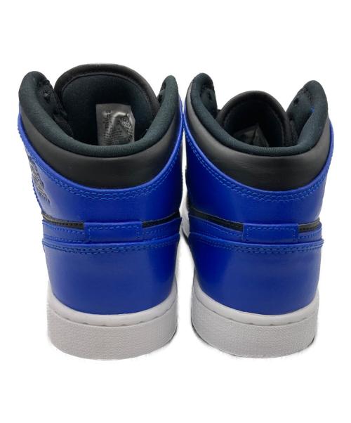 NIKE（ナイキ）NIKE (ナイキ) AIR JORDAN 1 MID ブルー×ブラック サイズ:US4Yの古着・服飾アイテム